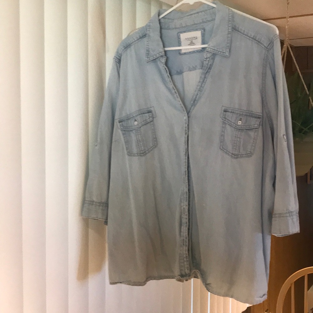 Sz 3x jean shirt